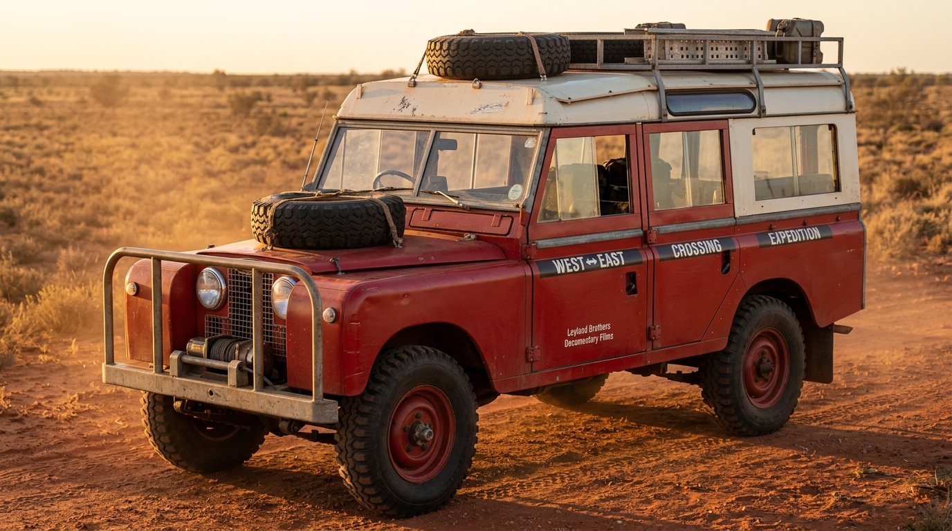 Land Rover Series I 107-inch Station Wagon, lengthened and re-engined, Land Rover 88-inch petrol hard top (1963)