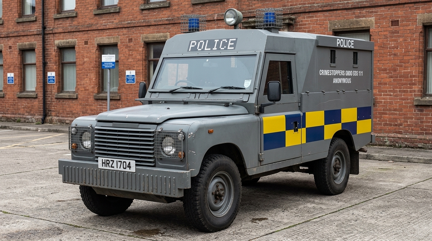 Land Rover Tangi — Defender, 1986 — AI rendering impression, not a photograph