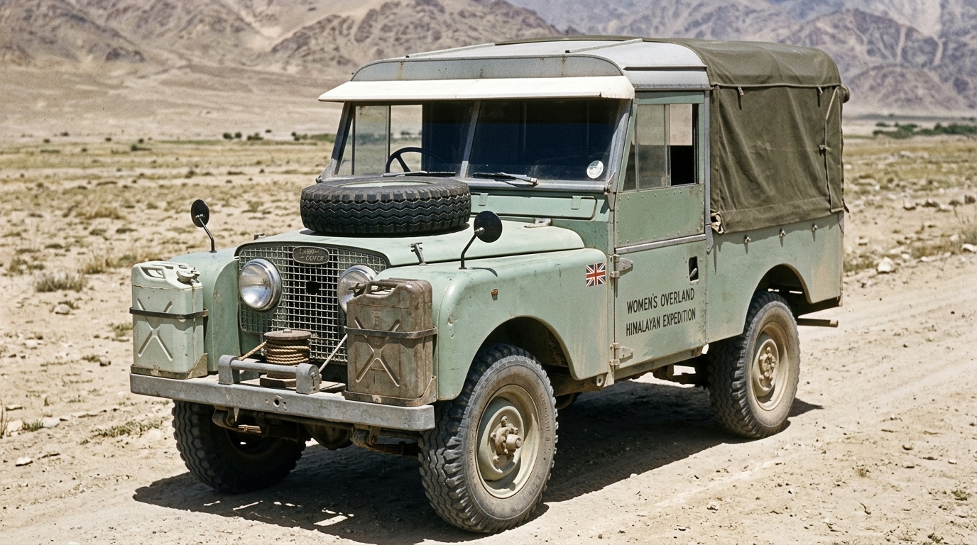 Land Rover Series I 109-inch long-wheelbase pick-up, canvas tilt (a 1958 Solihull demonstrator with 6,000 miles)