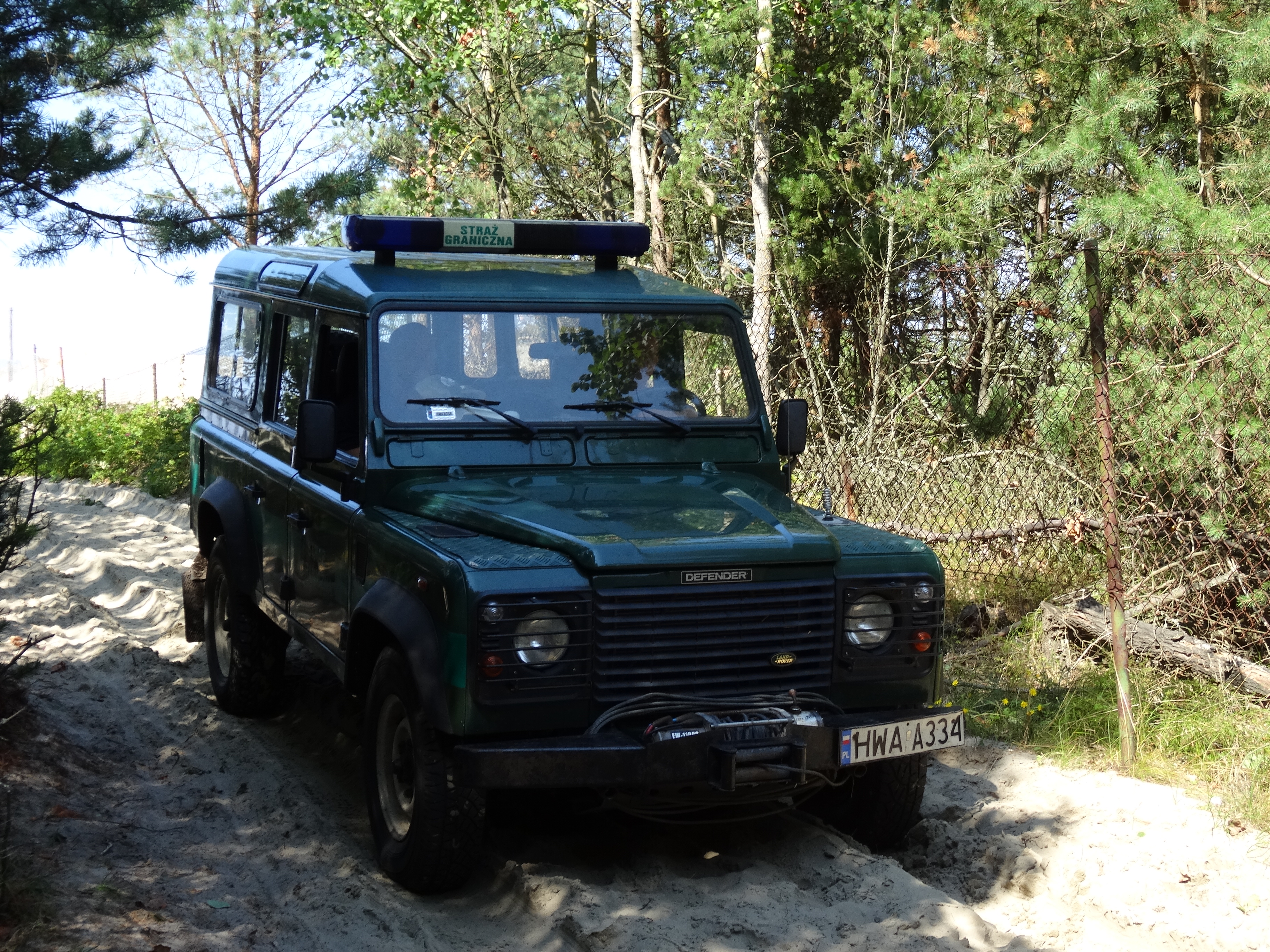 HWA A334 on the Vistula Spit at the Polish–Russian border, 15 August 2014 — the reference this model was built from.