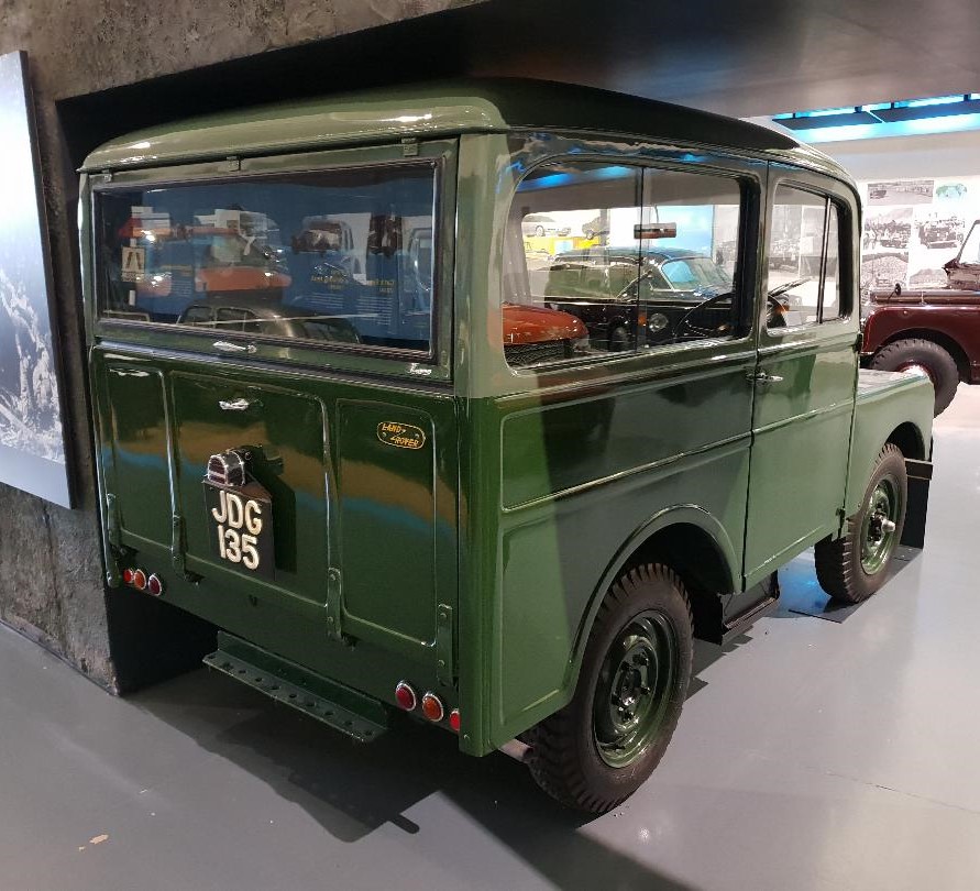 Tickford Station Wagon — 1949 Land-Rover 80" Tickford Station Wagon at the British Motor Museum, Gaydon