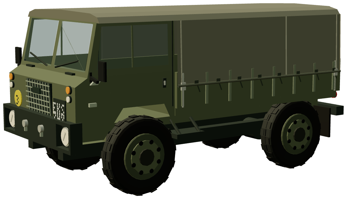 101 Forward Control Cargo — three-quarter view, registry 3D render