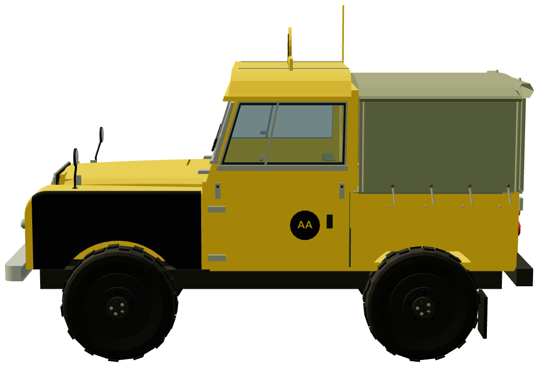 AA Highland Patrol Series I 88 — side view, registry 3D render