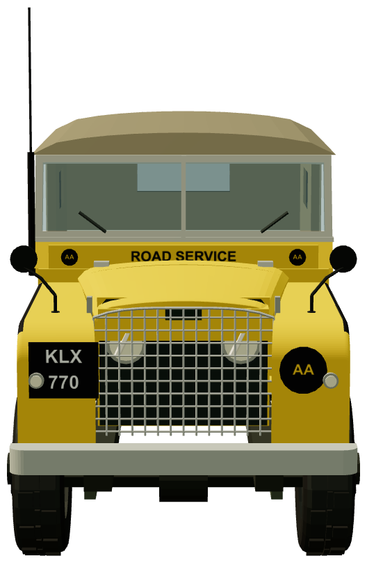 AA Night Patrol Series I 80 — front view, registry 3D render