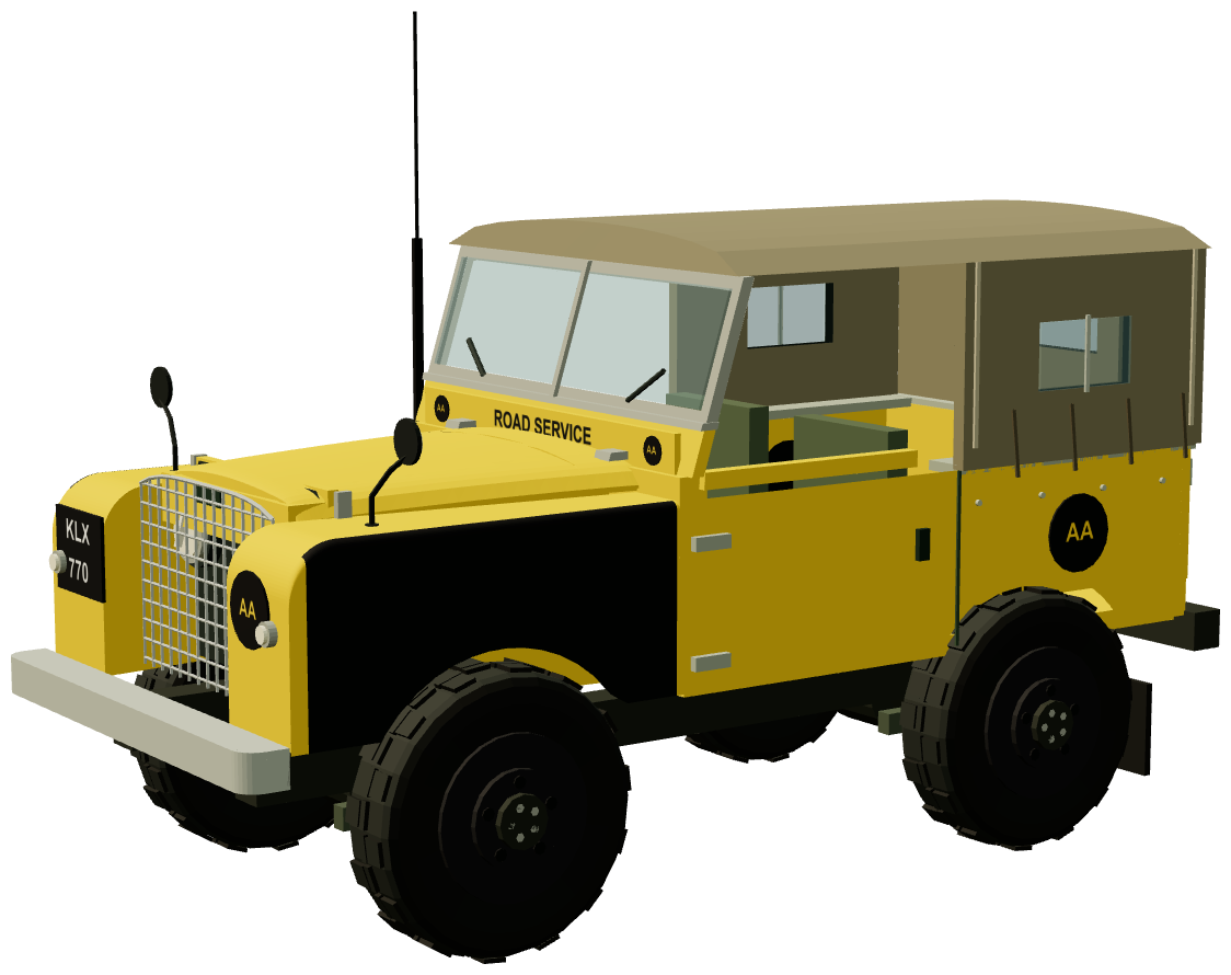 AA Night Patrol Series I 80 — three-quarter view, registry 3D render