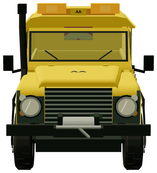 AA Special Operations Response Team Defender 110 — front view, registry 3D render