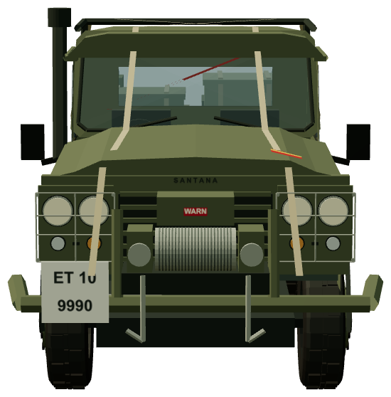 Special Operations Aníbal — front view, registry 3D render