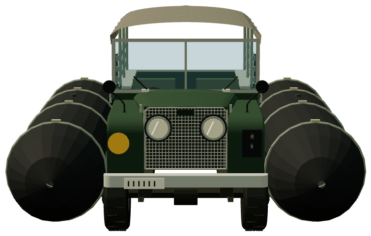 1963 APGP — front view, registry 3D render