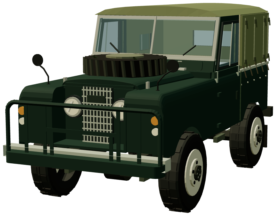 Series II Command Recon — front three-quarter view, registry 3D render