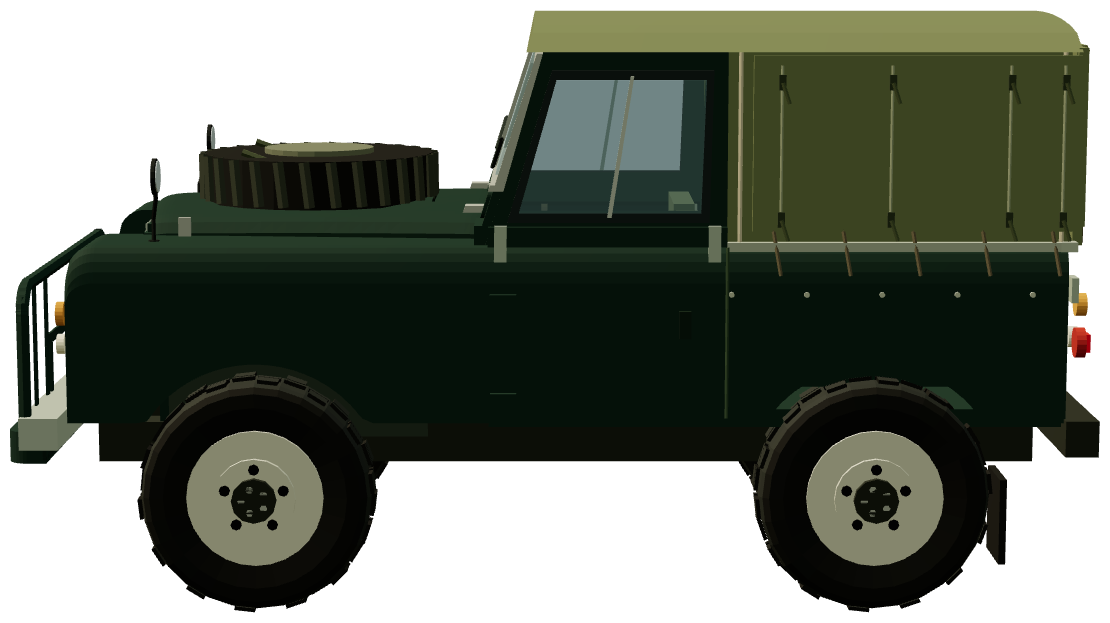 Series II Command Recon — side view, registry 3D render