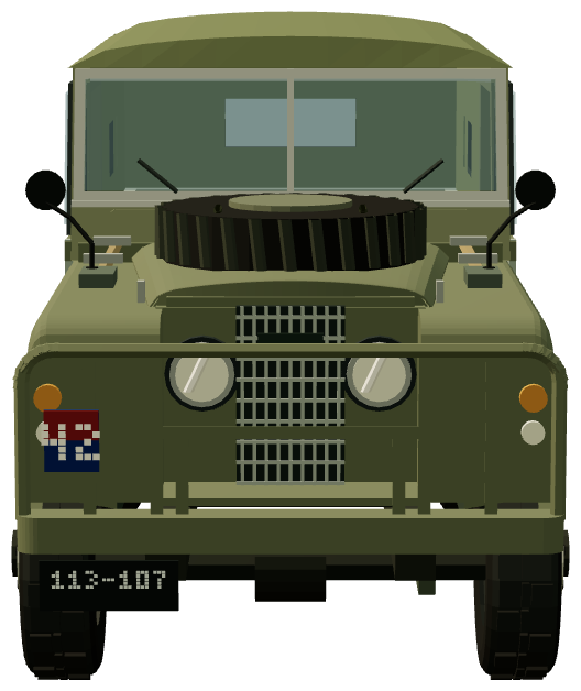 Series II 109 — front view, registry 3D render
