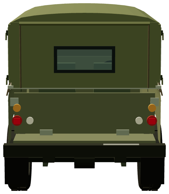 Series II 109 — rear view, registry 3D render