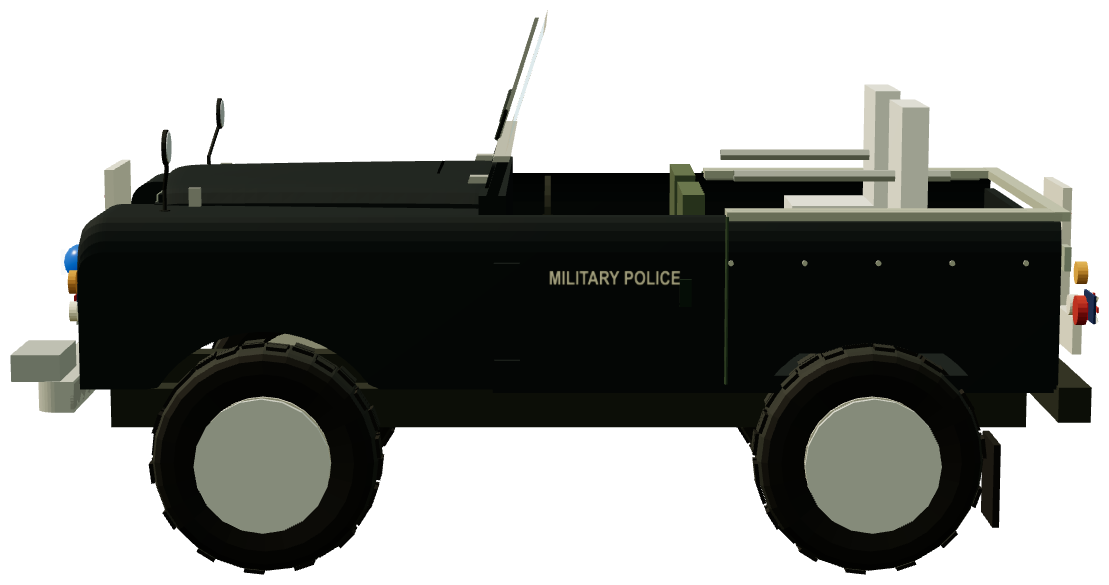 BAOR ceremonial / security 88 — side view, registry 3D render