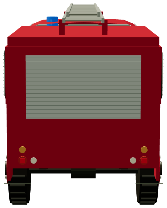 Bates FC L4P — rear view, registry 3D render