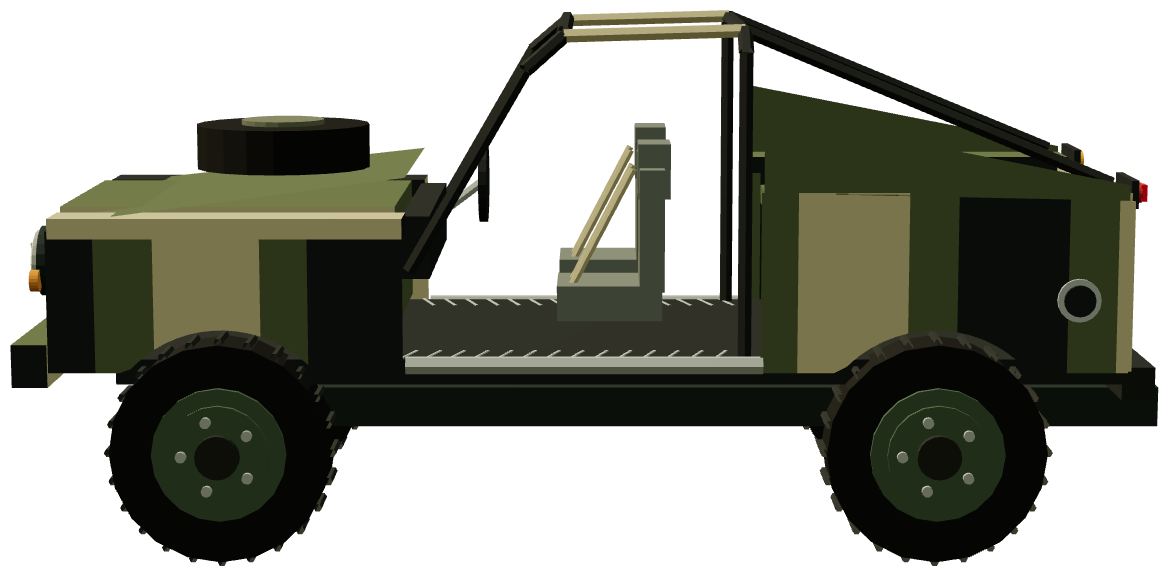BIRST Mobile Weapons Platform — side view, registry 3D render