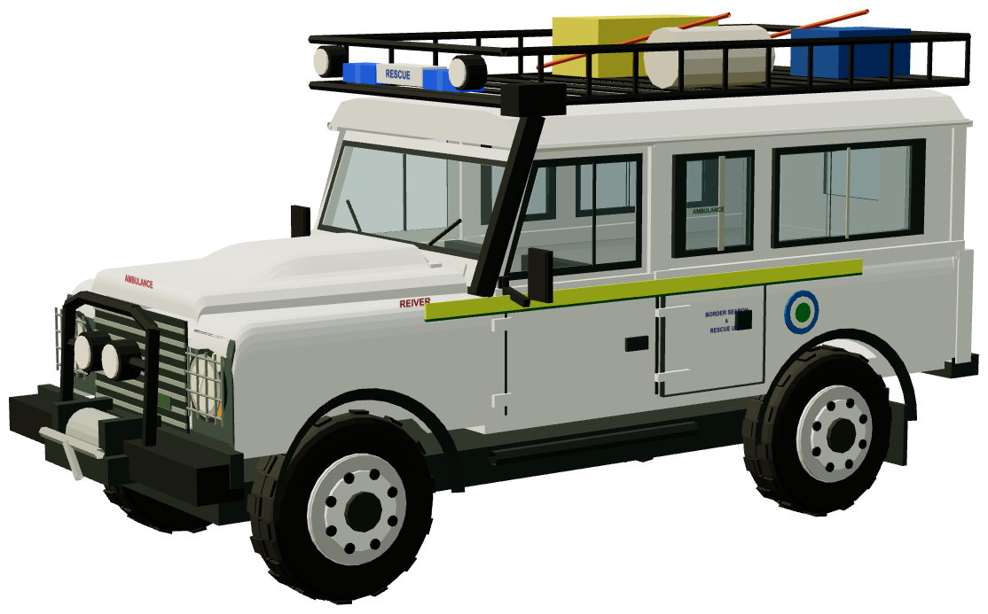 Border Search and Rescue Defender — three-quarter view, registry 3D render
