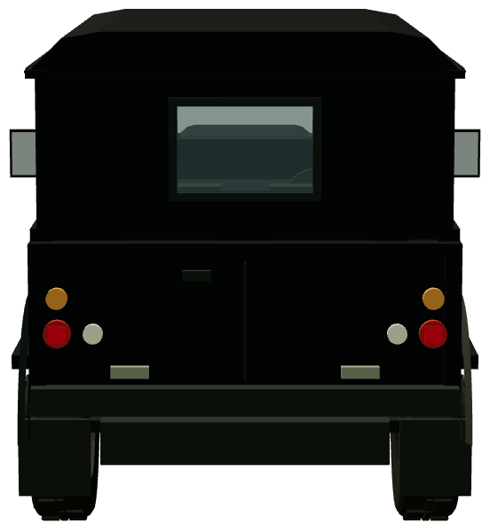 Bowler Fast Road Defender 90 XS — rear view, registry 3D render