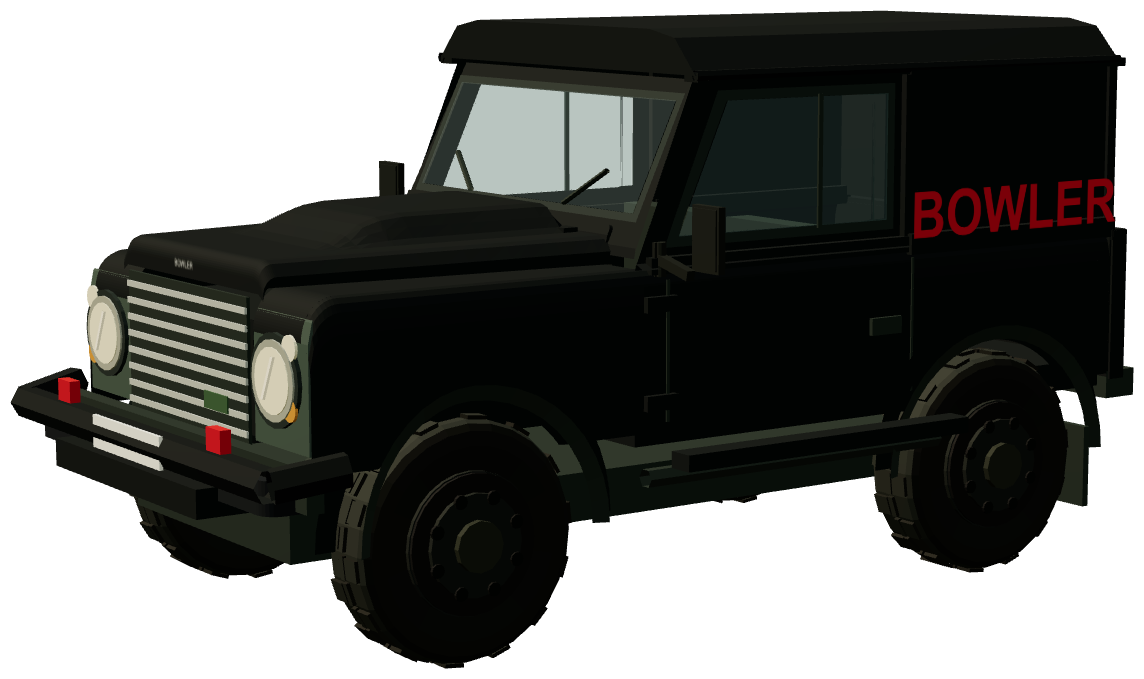 Bowler Fast Road Defender 90 XS — three-quarter view, registry 3D render