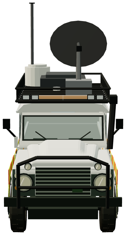 BT Defender Tactical Command Unit — front view, registry 3D render