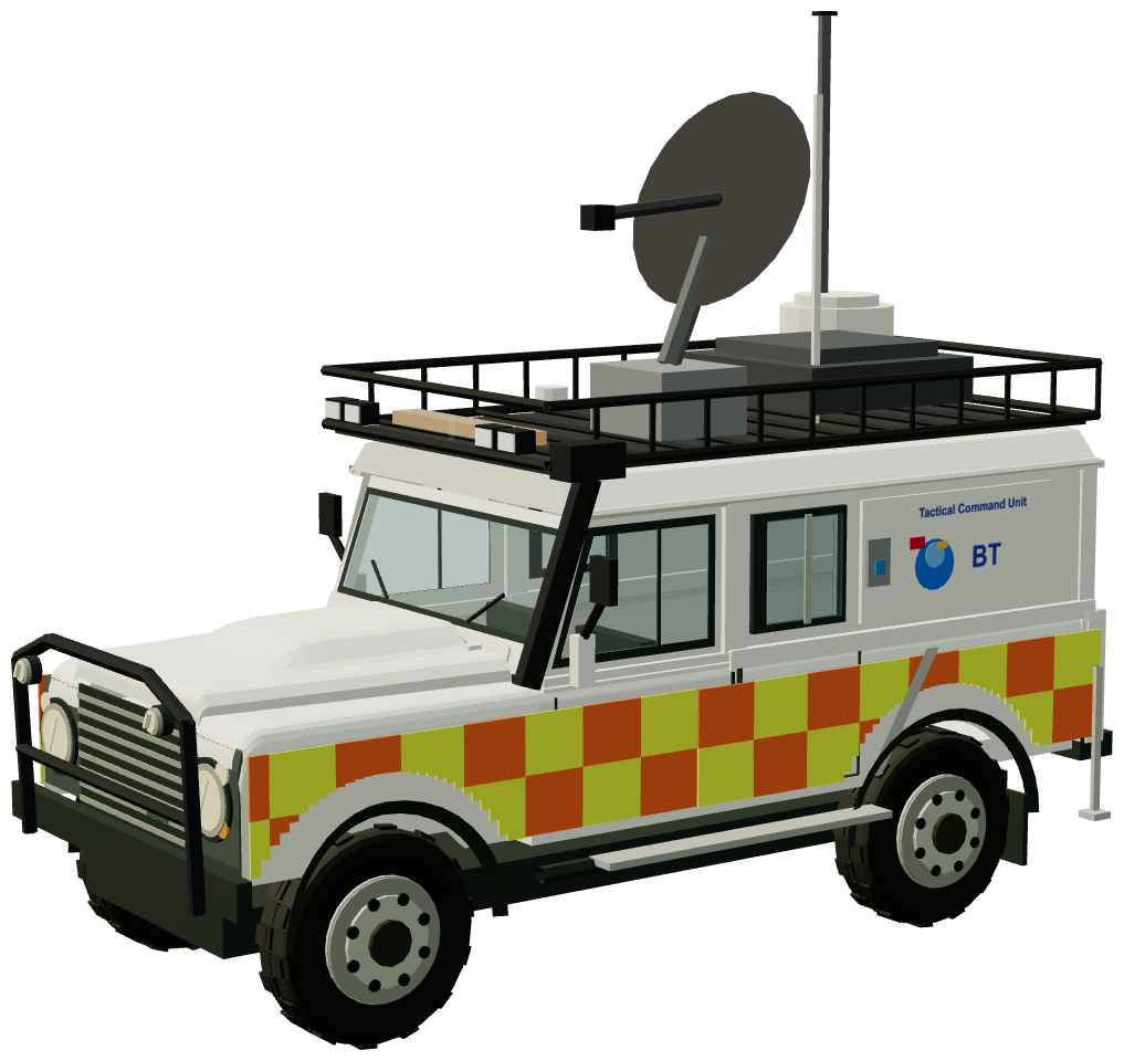 BT Defender Tactical Command Unit — three-quarter view, registry 3D render