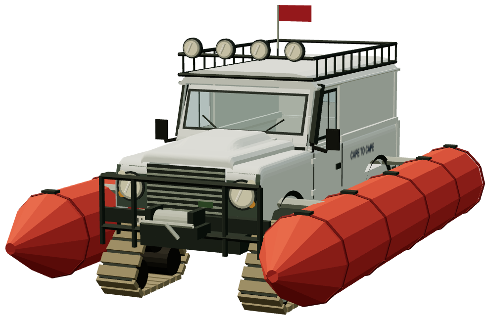 Cape-to-Cape / Bering Strait Defender — front three-quarter view, registry 3D render