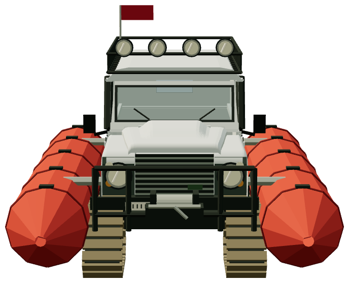 Cape-to-Cape / Bering Strait Defender — front view, registry 3D render