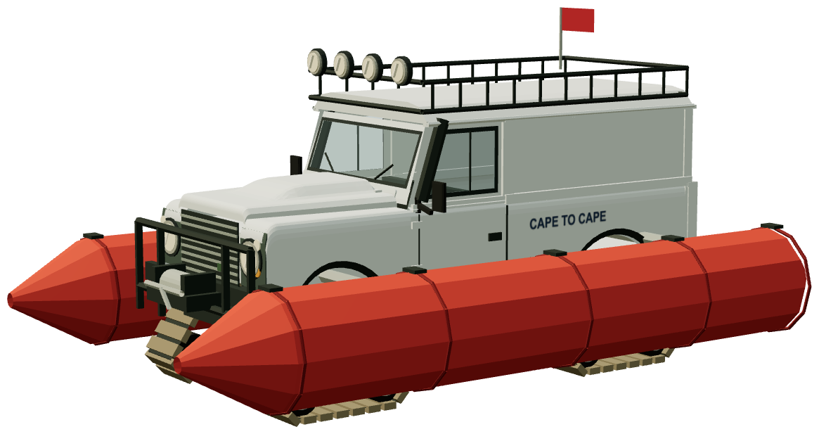 Cape-to-Cape / Bering Strait Defender — three-quarter view, registry 3D render