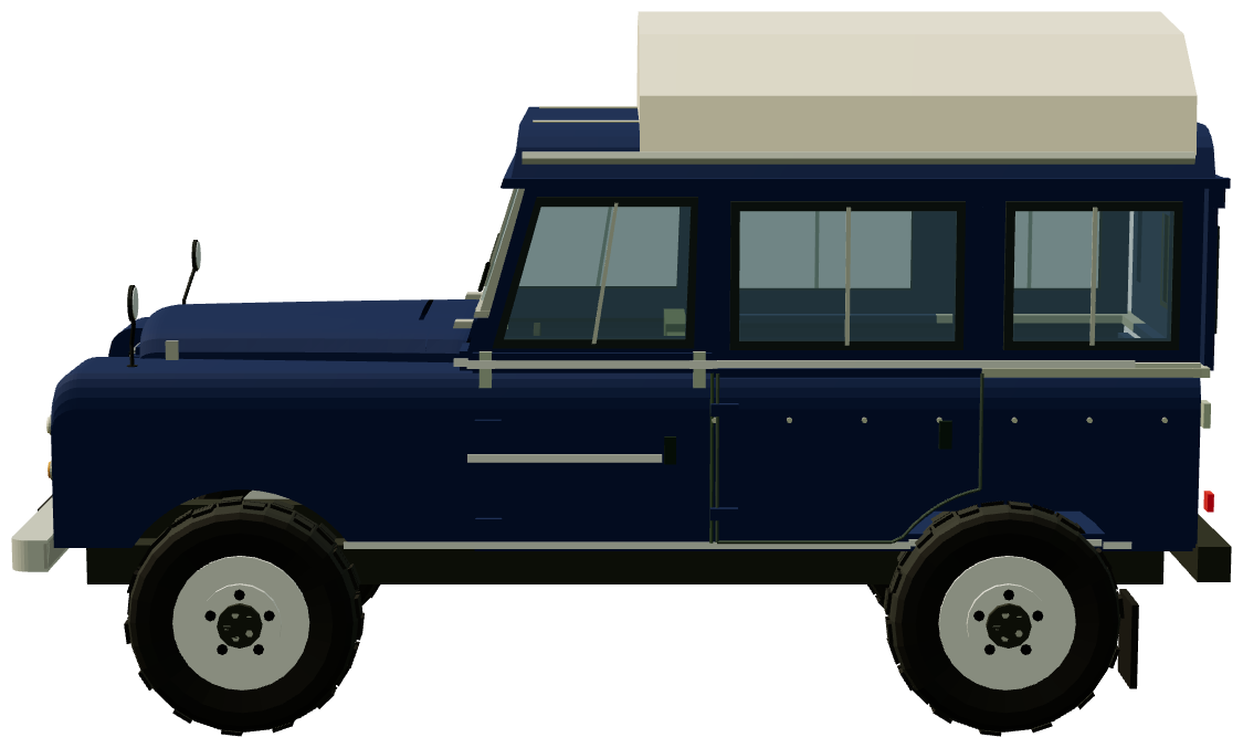 Carawagon de Luxe — side view, registry 3D render