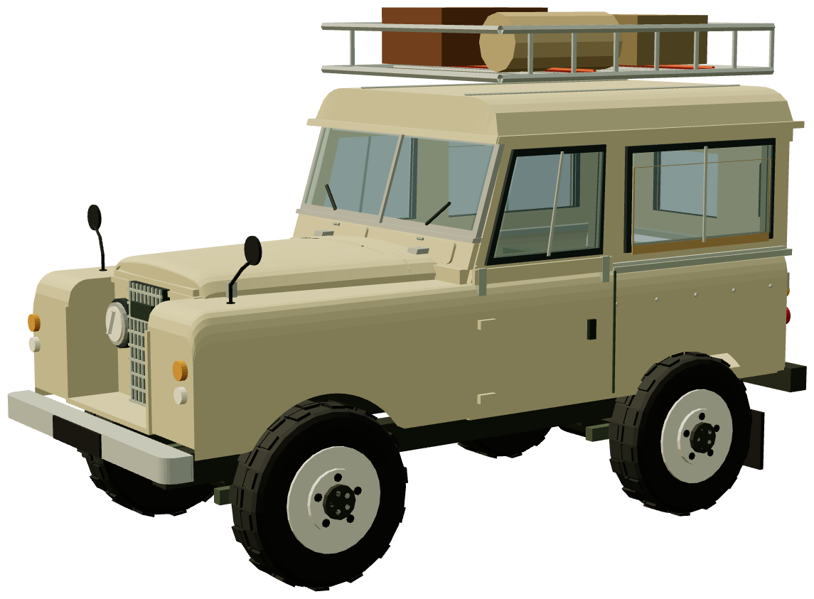Carawagon Safari — three-quarter view, registry 3D render