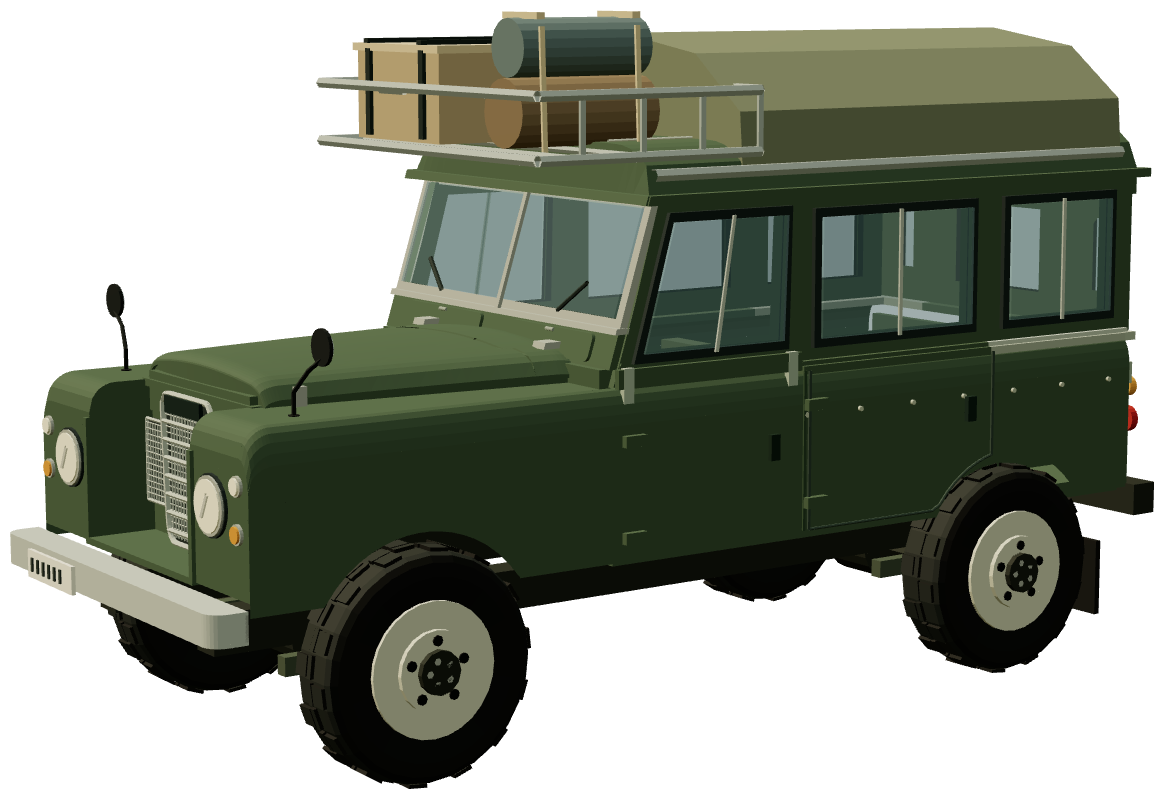 Carawagon — three-quarter view, registry 3D render