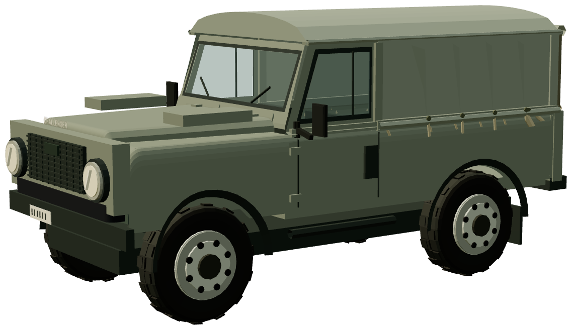 Challenger common-platform prototype — three-quarter view, registry 3D render