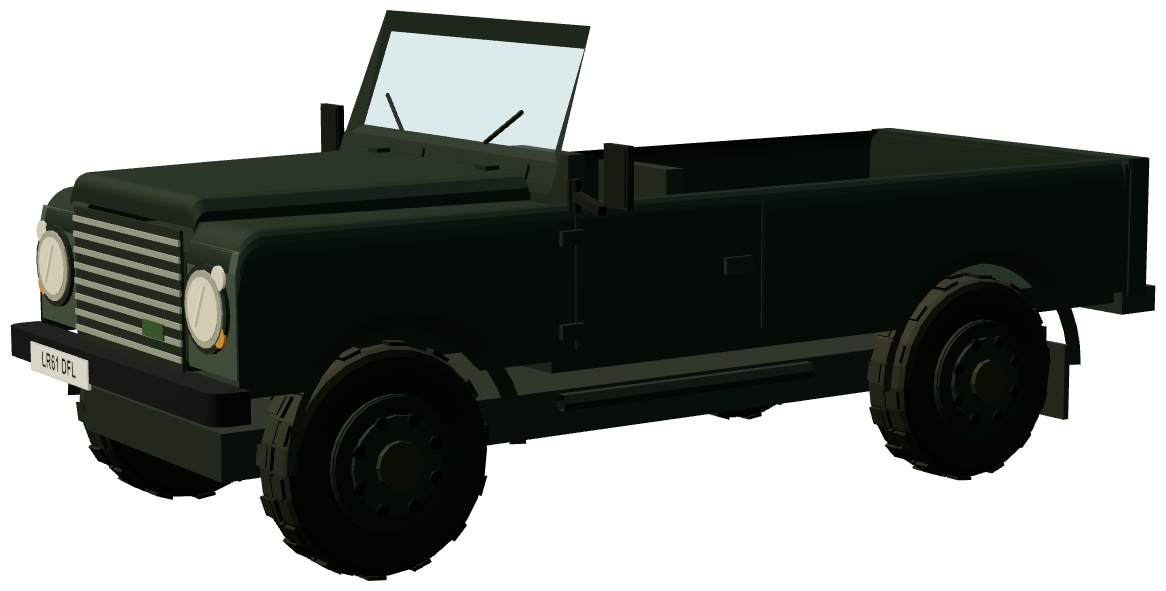 Defender 110 — three-quarter view, registry 3D render