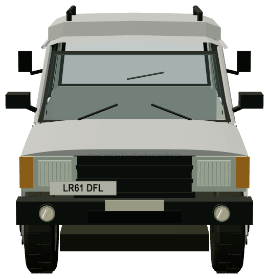 Discovery 1 — front view, registry 3D render