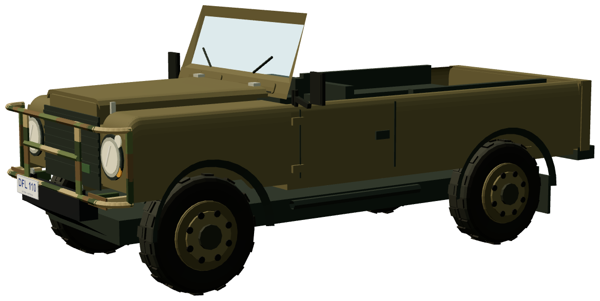 Perentie 4×4 — three-quarter view, registry 3D render