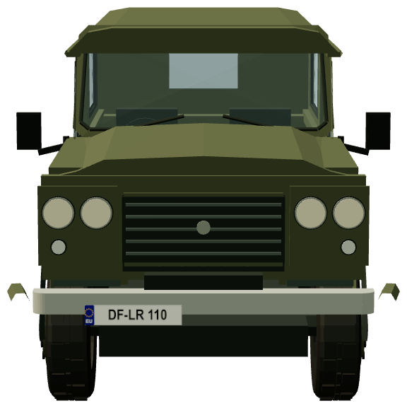 Santana PS-10 110 LWB — front view, registry 3D render
