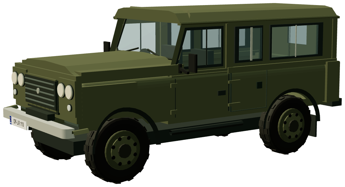 Santana PS-10 110 LWB — three-quarter view, registry 3D render