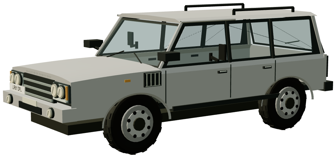 Range Rover L322 — three-quarter view, registry 3D render