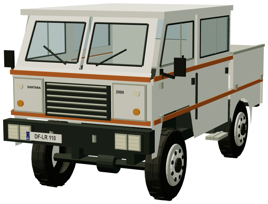 Santana 2000 FC Doble Cabina — front three-quarter render