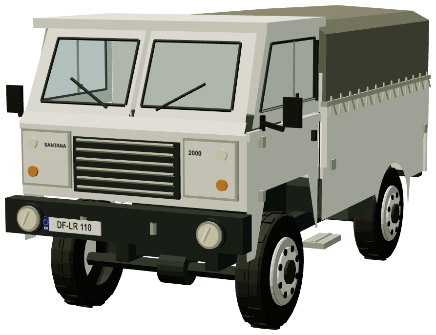 Santana 2000 FC Soft Top — front three-quarter render