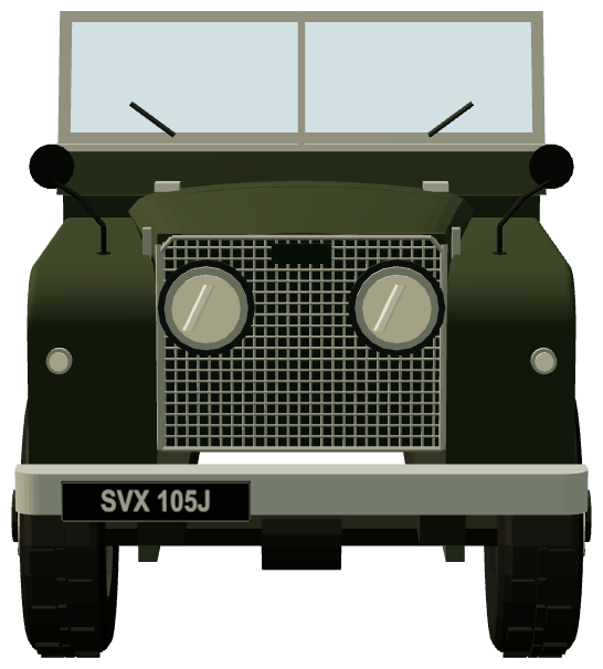 Series I 88″ — front view, registry 3D render