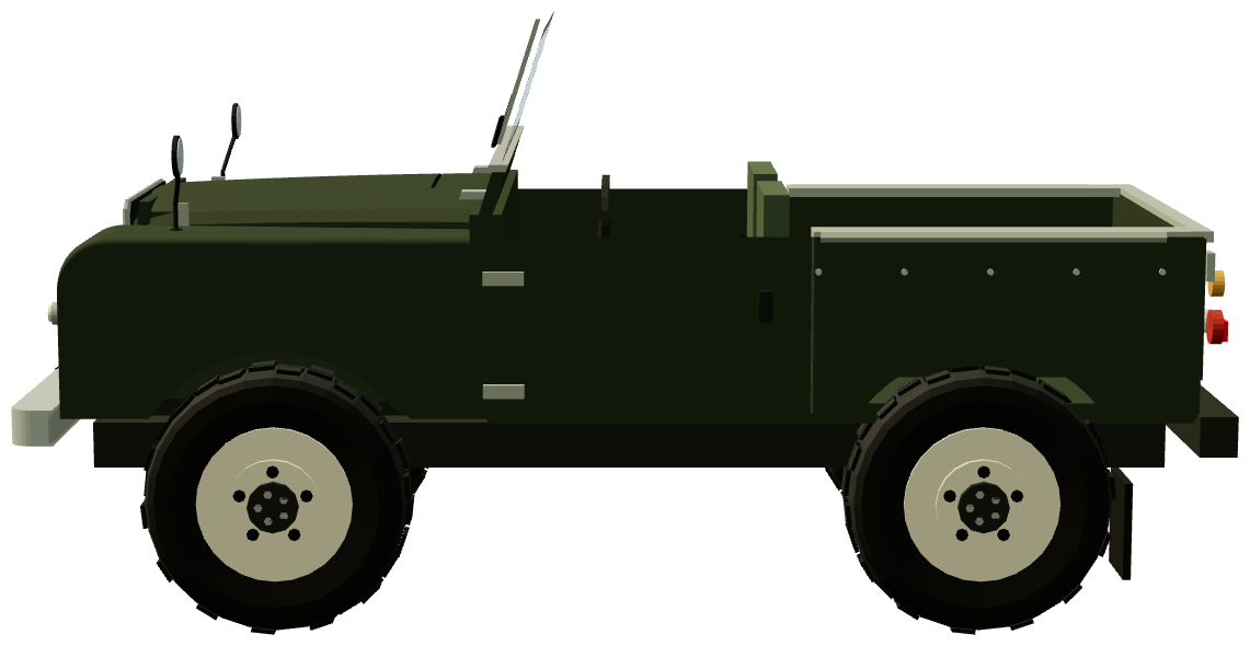 Series I 88″ — side view, registry 3D render