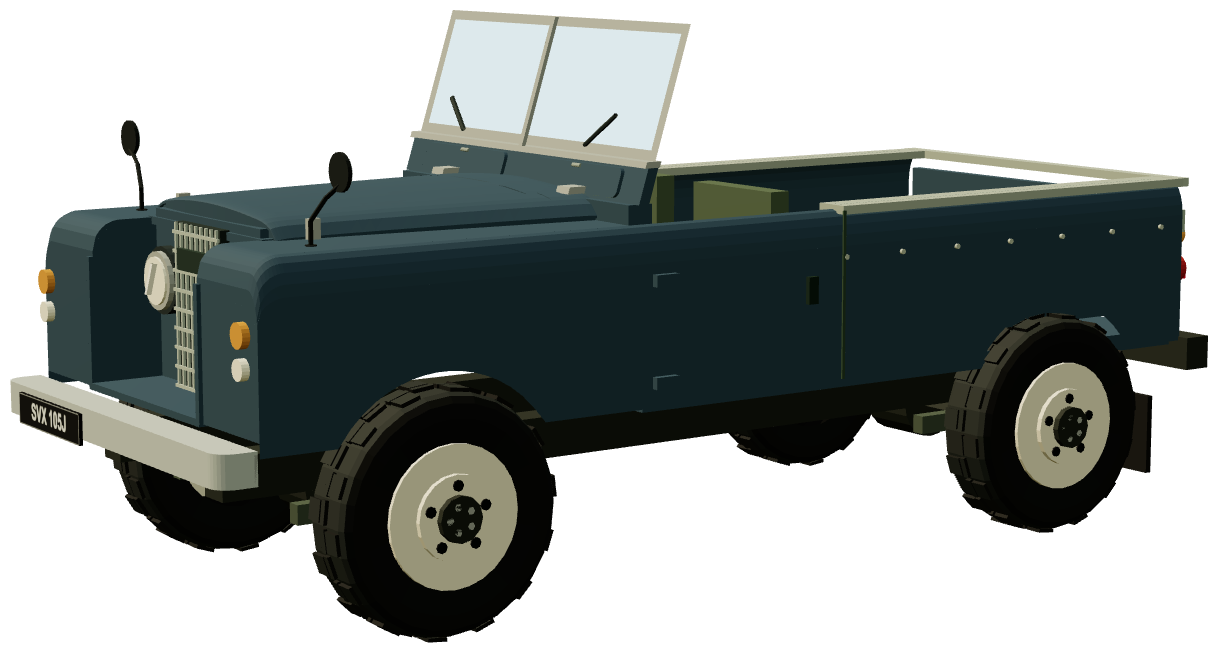 Series II 109″ — three-quarter view, registry 3D render
