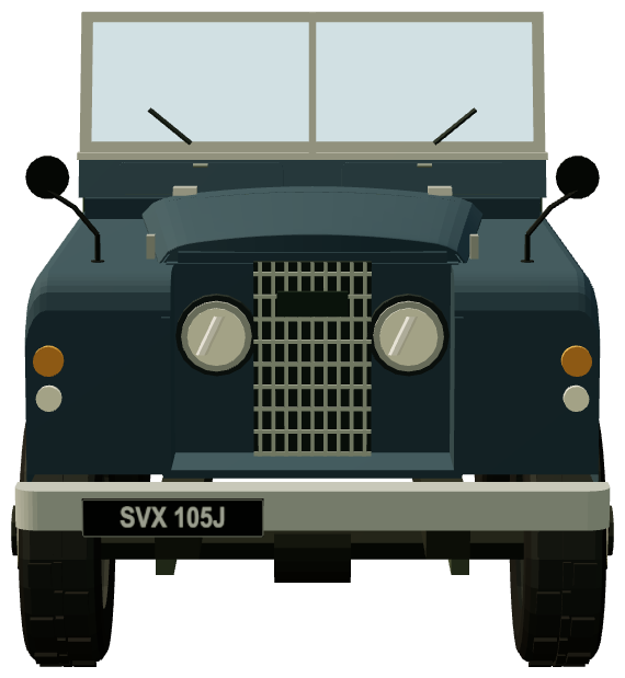 Series II 88″ — front view, registry 3D render