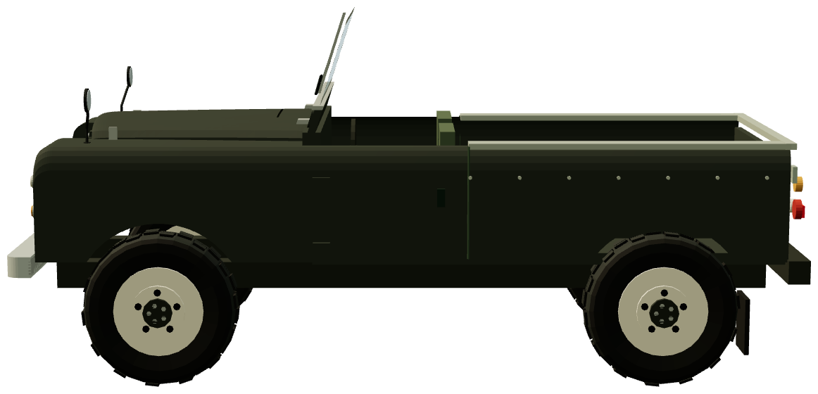 Series III 109″ — side view, registry 3D render