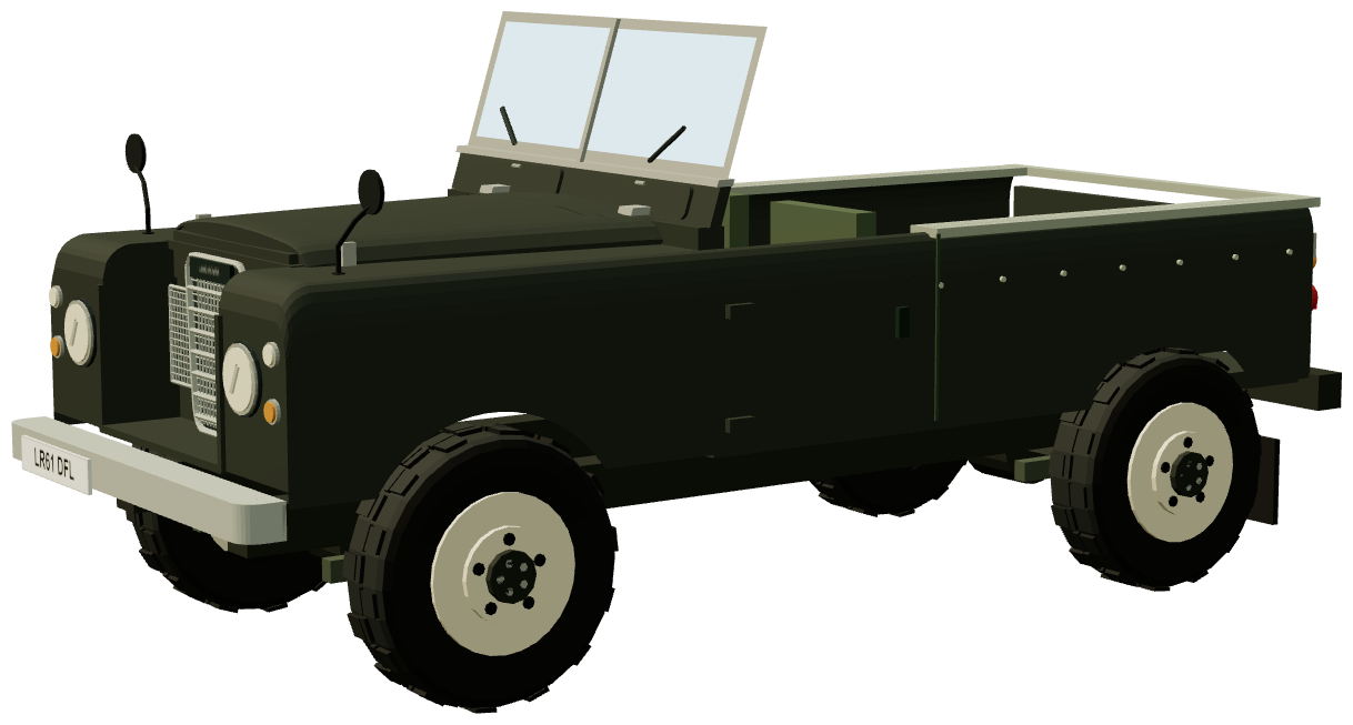 Series III 109″ — three-quarter view, registry 3D render
