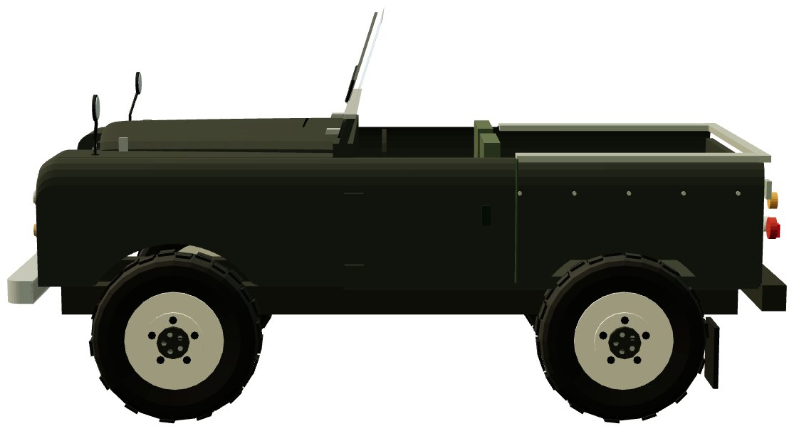 Series III 88″ — side view, registry 3D render