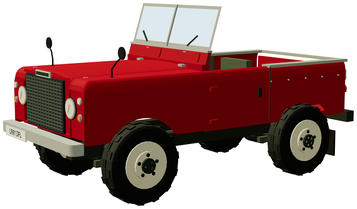 Series III Stage 1 V8 88″ — three-quarter view, registry 3D render