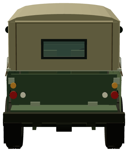 Cuthbertson Snowplough — rear view, registry 3D render