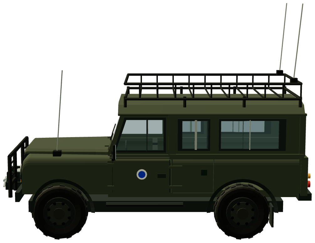 Czech Airborne Defender 110 Command Post — side view, registry 3D render