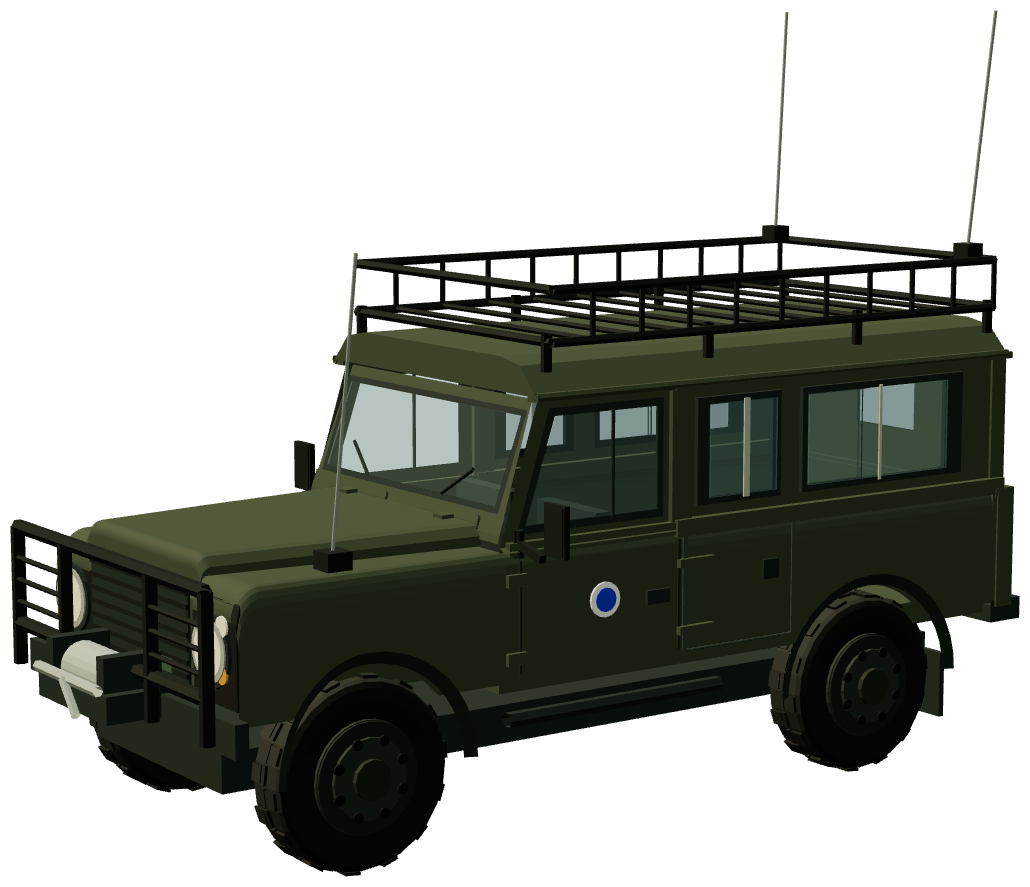 Czech Airborne Defender 110 Command Post — three-quarter view, registry 3D render